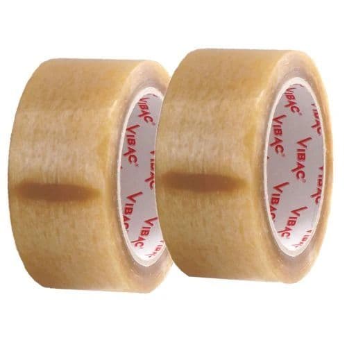 Vibac Brown Tape (Box of 36) Box of 36 rolls of Vibac brown packing tape for industrial carton sealing and shipping UK